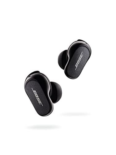 Compara precios Auriculares Bose QuietComfort II, inalámbricos, Bluetooth, los mejores auriculares intraurales con cancelación de ruido y sonido personalizados, triple negro (reacondicionado)