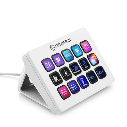 Compara precios ELGATO Stream Deck MK.2 – Controlador de Estudio USB, 15 Teclas Macro, Activa acciones en apps y Software como OBS, Twitch, ​Youtube y Otros, Funciona en Mac y PC