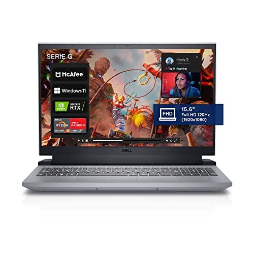 Compara precios Laptop Dell Gaming G5525 15.6" FHD, AMD Ryzen™ 5, 8GB RAM, 512GB SSD, NVIDIA® GeForce RTX™ 3050, Windows 11, Gris