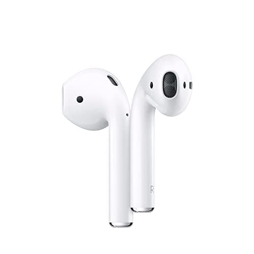 Imagen frontal de Apple AirPods con Estuche de Carga