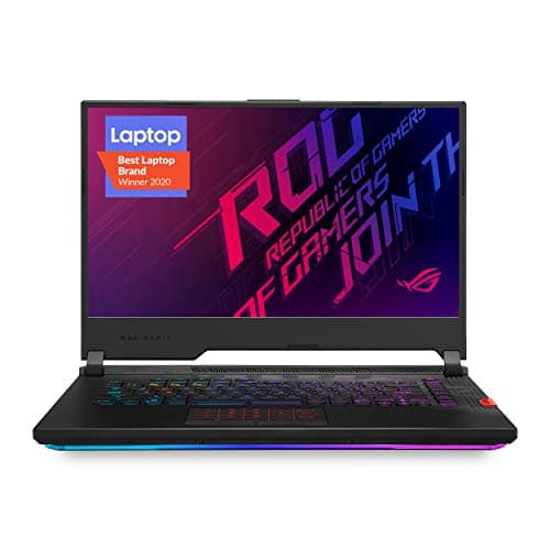 Imagen frontal de ASUS ROG Strix Scar 15 Laptop para Juegos, Pantalla IPS FHD de 15.6" 240Hz, Intel Core i7-10875H, 16GB de RAM DDR4, 1TB SSD, NVIDIA GeForce RTX 2070 Super, Teclado RGB con iluminación, Windows 10