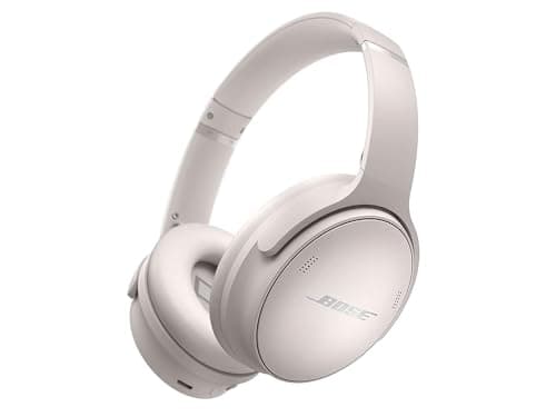 Imagen frontal de Bose QuietComfort 45 Audífonos Inalámbricos con Cancelación de Ruido, White Smoke