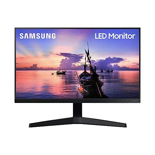 Imagen frontal de SAMSUNG T35F Series Monitor de computadora FHD 1080p de 27 Pulgadas, 75 Hz, Panel IPS, HDMI, VGA (D-Sub), sin Bordes de 3 Lados, FreeSync (LF27T350FHNXZA)